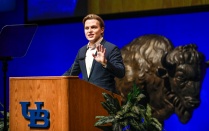 Zoom image: Ronan Farrow (Pulitzer Prize-Winning Investigative Reporter) at the Center for the Arts on March 28, 2019 