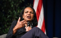 Zoom image: &nbsp;U.S. Secretary of State from 2005-09,&nbsp;Condoleezza Rice, at Broadview Arena on Apr. 17, 2019. 