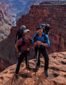 Kevin Fedarko (left) and Pete McBride (right).