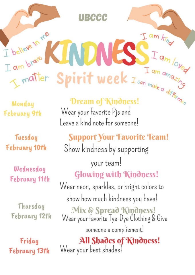 Kindness 2026 flyer. 