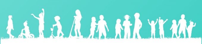 Image of mixed age children clipart. 