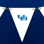 UB Spirit Garland Flags. 