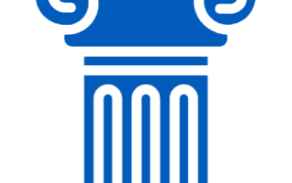 blue pillar. 