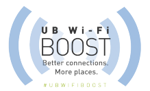 UB Wi-Fi boost logo. 