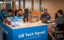 UB Tech squad counter at Silverman. 