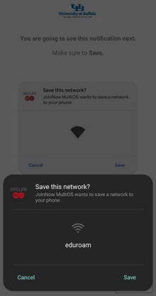 Save this network? screengrab. 