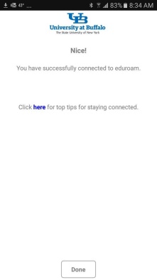 click Done. 