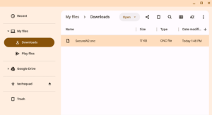 Select SecureW2.onc file. 