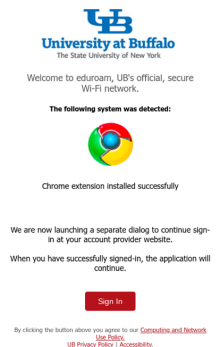 Click Sign in button. 