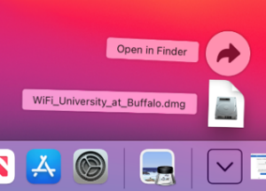 WiFi_University_at_Buffalo.dmg will download. 