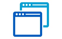 application windows. 