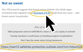 Zoom image: Safe Link illustration