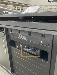 teaching station vcr dvd configuration. 