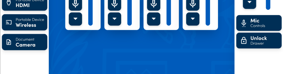 microphone controls. 