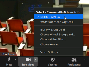 select zoom camera. 