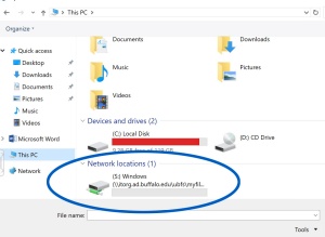 Browse to Myfiles. 