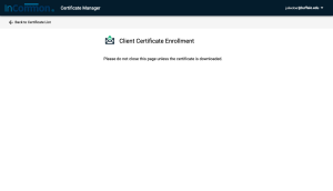 generating certificate, please wait. 