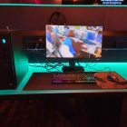 Zoom image: Alienware gaming PC and monitor in the Esports Arena. Photo by Sam Petty. 