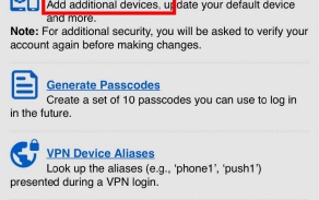 My settings and devices. 