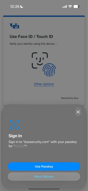 Use passkey. 