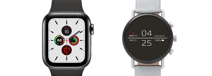 Smartwatches. 