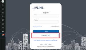Select Login with SSO. 