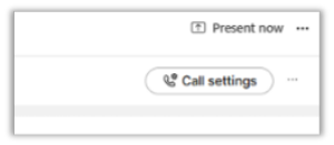 Zoom image: Click Call Settings