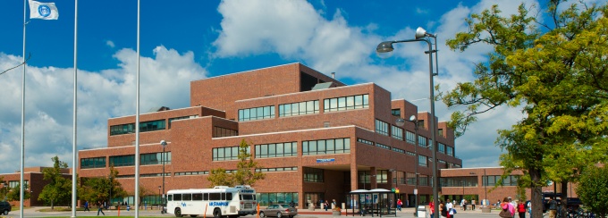 Photo of Capen Hall by Doug Levere. 