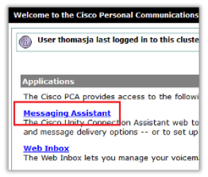 Select Messaging Assistant. 