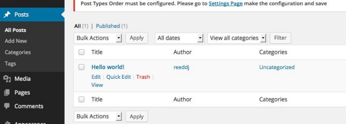 WordPress interface shown.