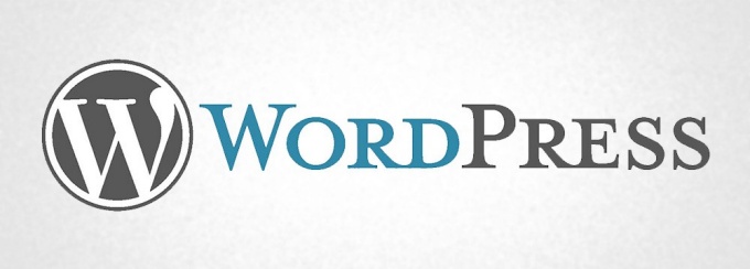 WordPress logo. 