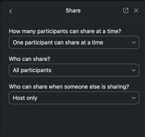 Select all participants. 
