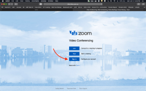 open zoom. 