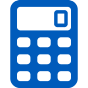 Icon of a calculator. 