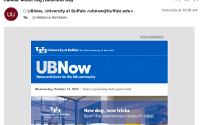 Edition of UBNow. 