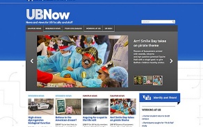 University Communications publishes the campus newspaper, UBNow. 