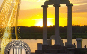 Baird Point at sunset. 