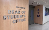 Zoom image: Entry to the Dean of Students office in the Student Union. 