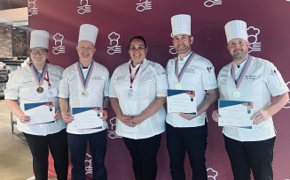 UB Campus Dining and Shops gold medal winning team.
