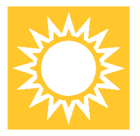 Sunshine icon. 