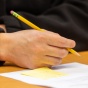 Hand, writing. 