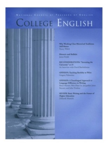 Zoom image: Horner, Bruce; Lu, Min-Zhan; Royster, Jacqueline Jones; and Trimbur, John, &quot;Language difference in writing: toward a translingual approach.&quot; (2011). Faculty Scholarship. 67. 