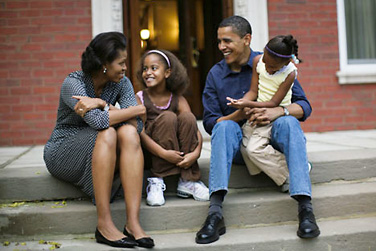 Barack Obama’s role as a father of young children should positively influence the image of the United States, both among its own citizens and abroad.