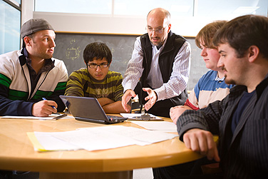 The makeover of Harriman Quad on the South Campus is among numerous �quality of life� upgrades that have been made across the campuses as part of the Comprehensive Physical Plan.